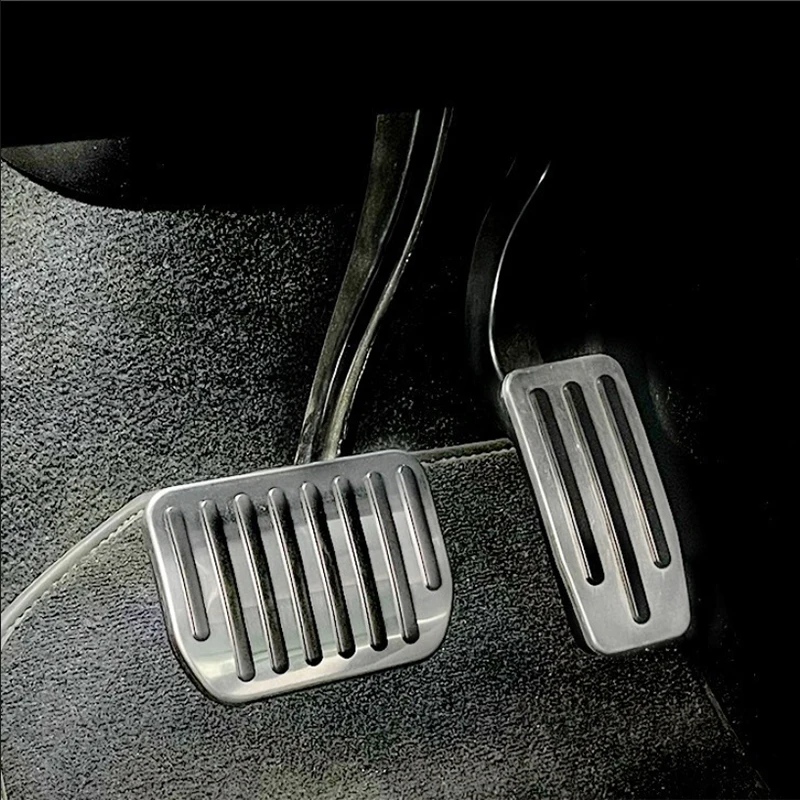 Non Slip Accelerator Brake Pedal Cover Pad Set for Tesla Model 3 Model Y 2021 2022 Interior Accessories Aluminum Alloy Rubber
Non Slip Accelerator Brake Pedal Cover Pad Set for Tesla Model 3 Model Y 2021 2022 Interior Accessories Aluminum Alloy Rubber