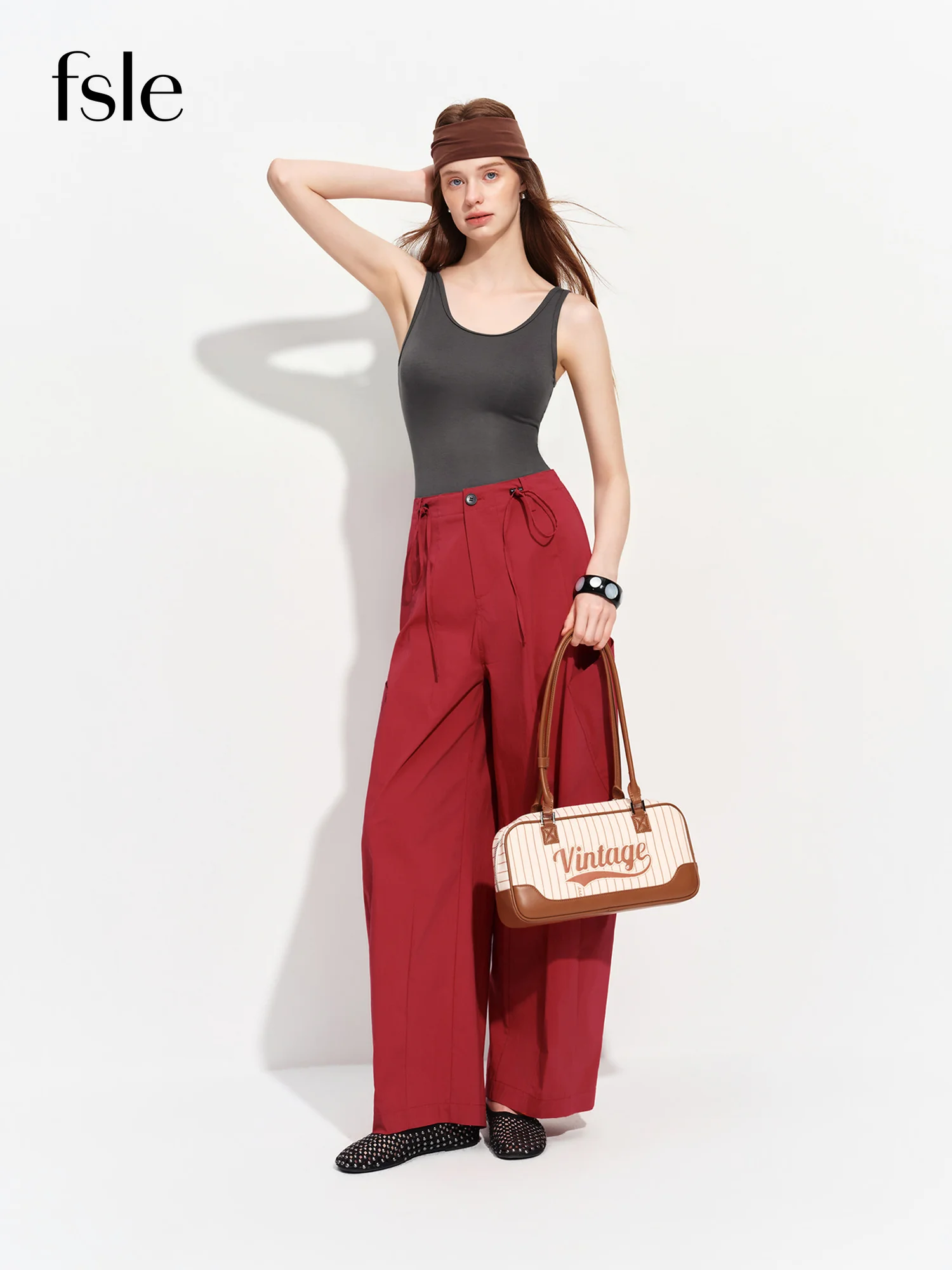 FSLE 2026 Summer Women's Casual Mid-Rise Balloon Pants with Barrel Leg Silhouette - Relaxed Fit for Daily and Summer Wear
FSLE 2026 Summer Women's Casual Mid-Rise Balloon Pants with Barrel Leg Silhouette - Relaxed Fit for Daily and Summer Wear