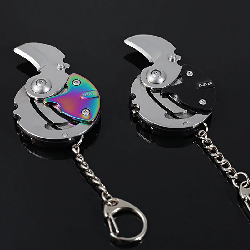 Outdoor Mini Stainless Steel Folding Knife Multi-Purpose Portable Exquisite Coin Knife Keychain High Hardness Camping Tools
Outdoor Mini Stainless Steel Folding Knife Multi-Purpose Portable Exquisite Coin Knife Keychain High Hardness Camping Tools