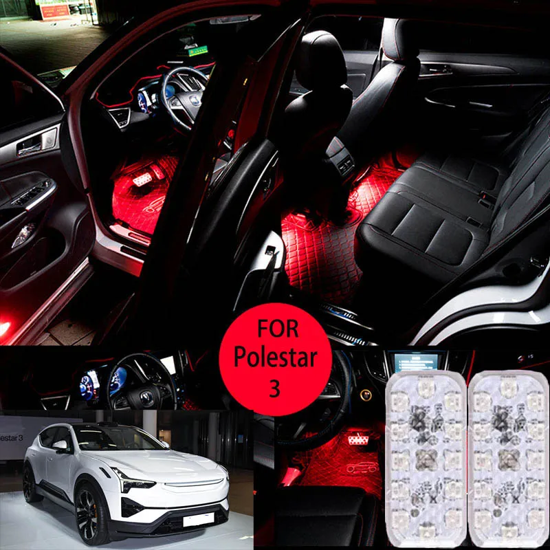 FOR Polestar 3 LED Car Interior Ambient Foot Light Atmosphere Decorative Lamps Party decoration lights Neon strips
FOR Polestar 3 LED Car Interior Ambient Foot Light Atmosphere Decorative Lamps Party decoration lights Neon strips