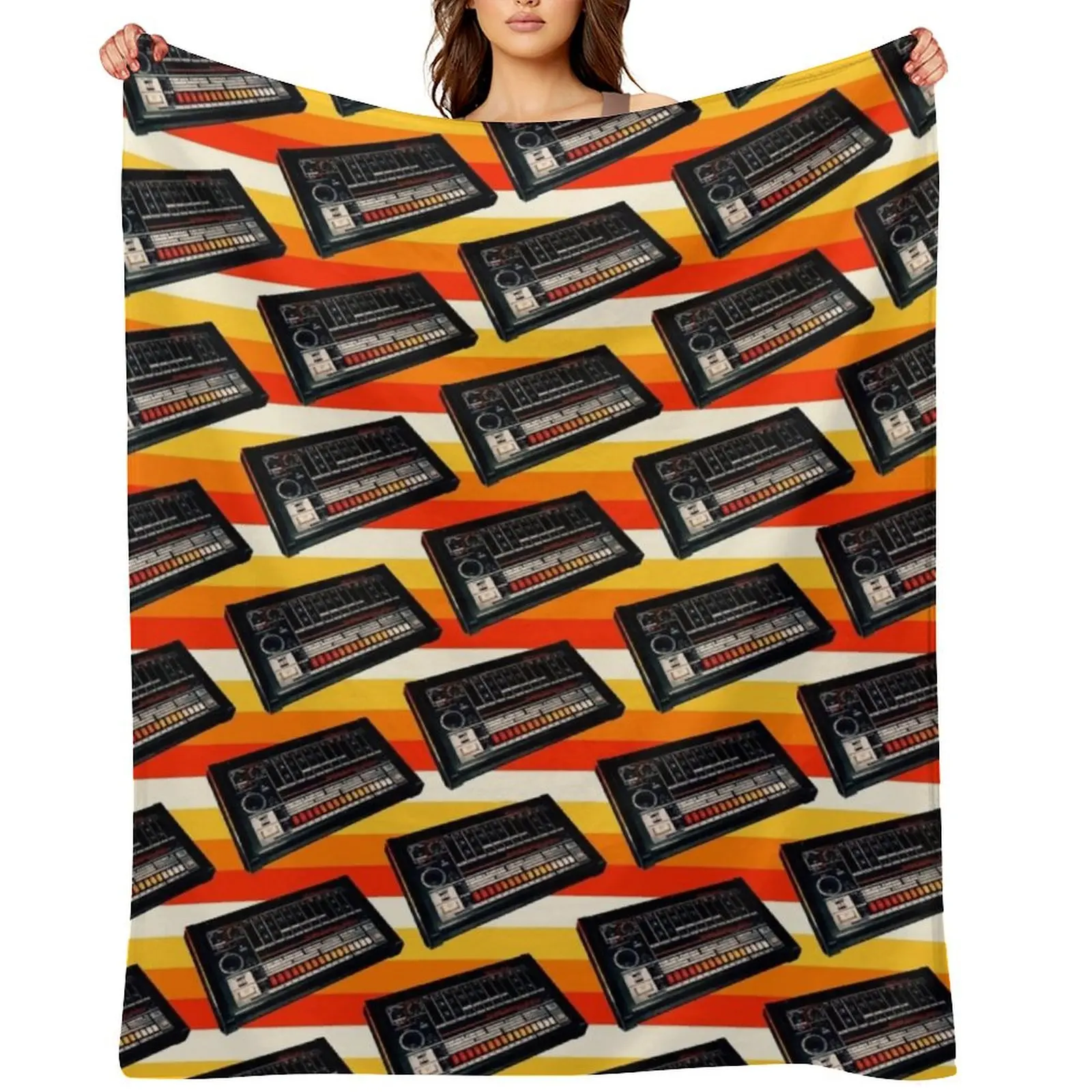 Roland 808 Pattern Stripes Throw Blanket Nap Beach Furrys for winter Blankets
Roland 808 Pattern Stripes Throw Blanket Nap Beach Furrys for winter Blankets
