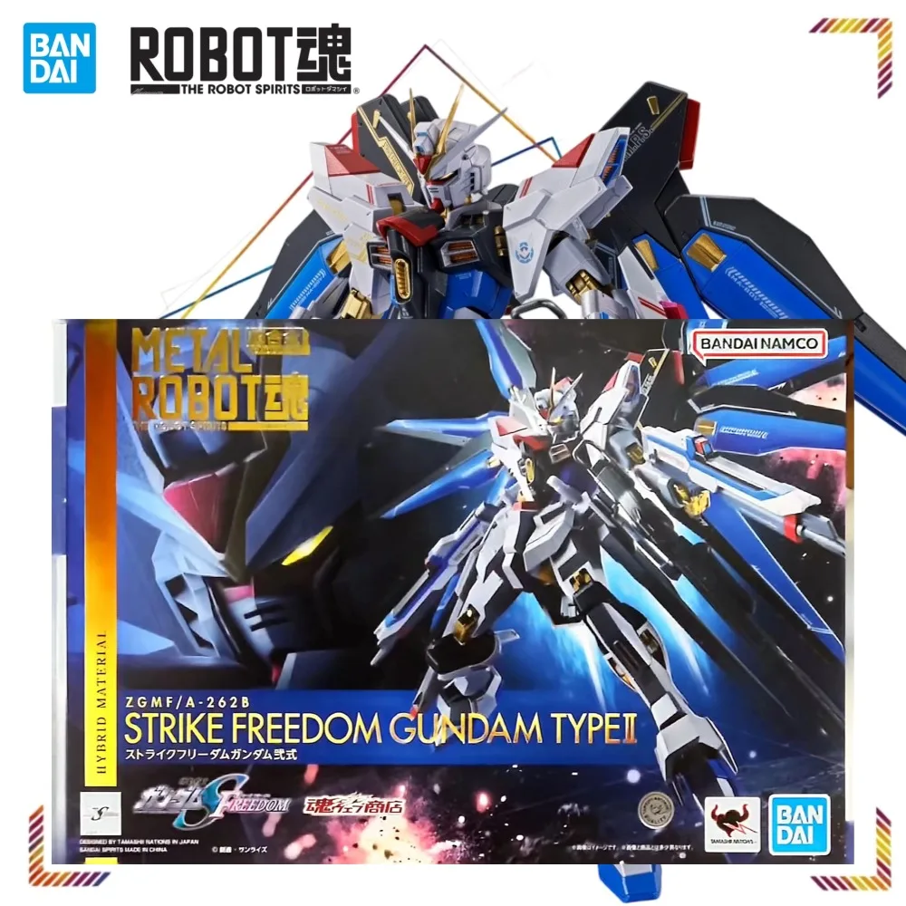 BANDAI METAL ROBOT Damashii ZGMF/A-262B Action Figures Gundam SEED FREEDOM Collectible Model Gift For Fans
BANDAI METAL ROBOT Damashii ZGMF/A-262B Action Figures Gundam SEED FREEDOM Collectible Model Gift For Fans