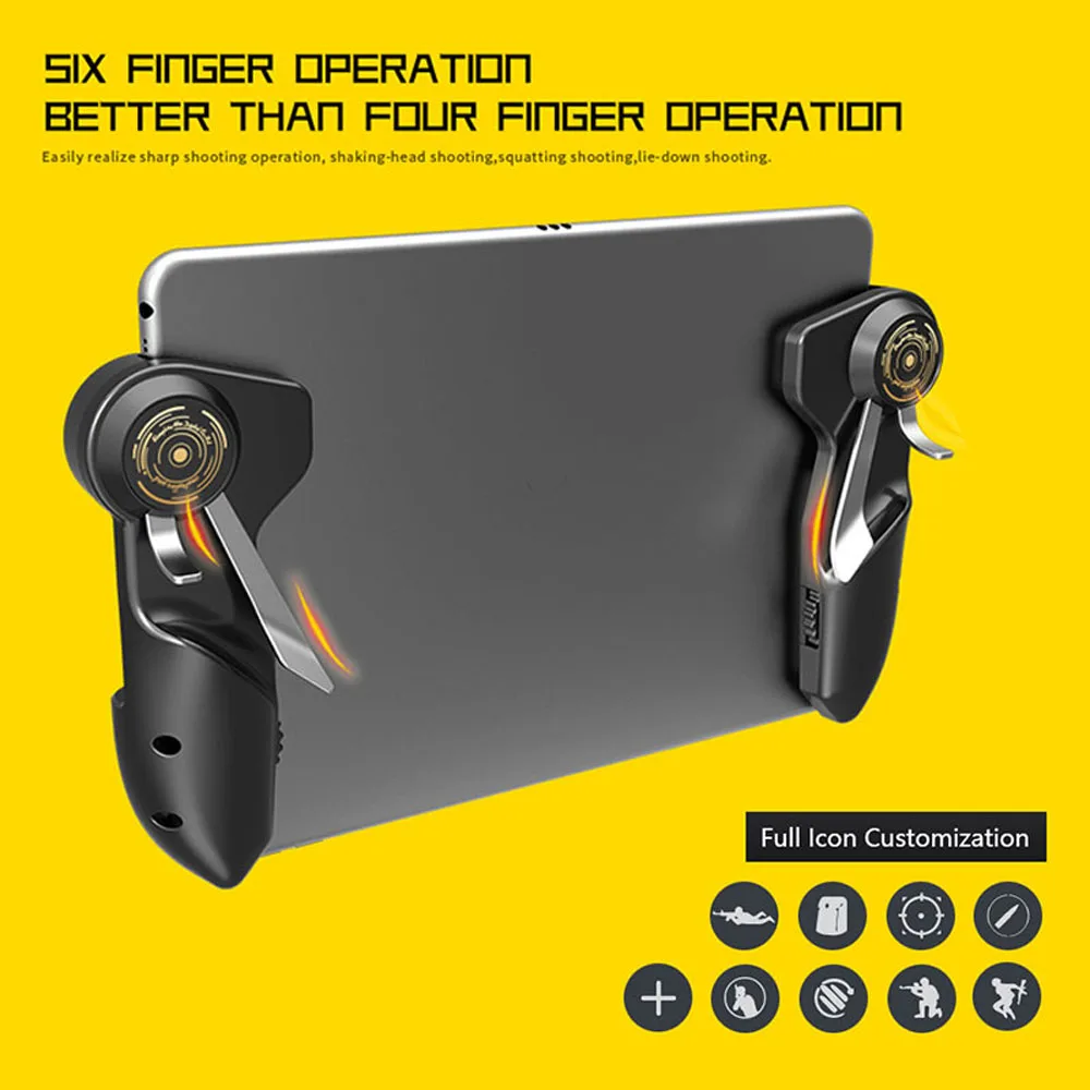For PUBG Durable Trigger L1R1 Games Accessories Aim Key Grip Trigger Joystick Gamepad Controller Fire Button
For PUBG Durable Trigger L1R1 Games Accessories Aim Key Grip Trigger Joystick Gamepad Controller Fire Button