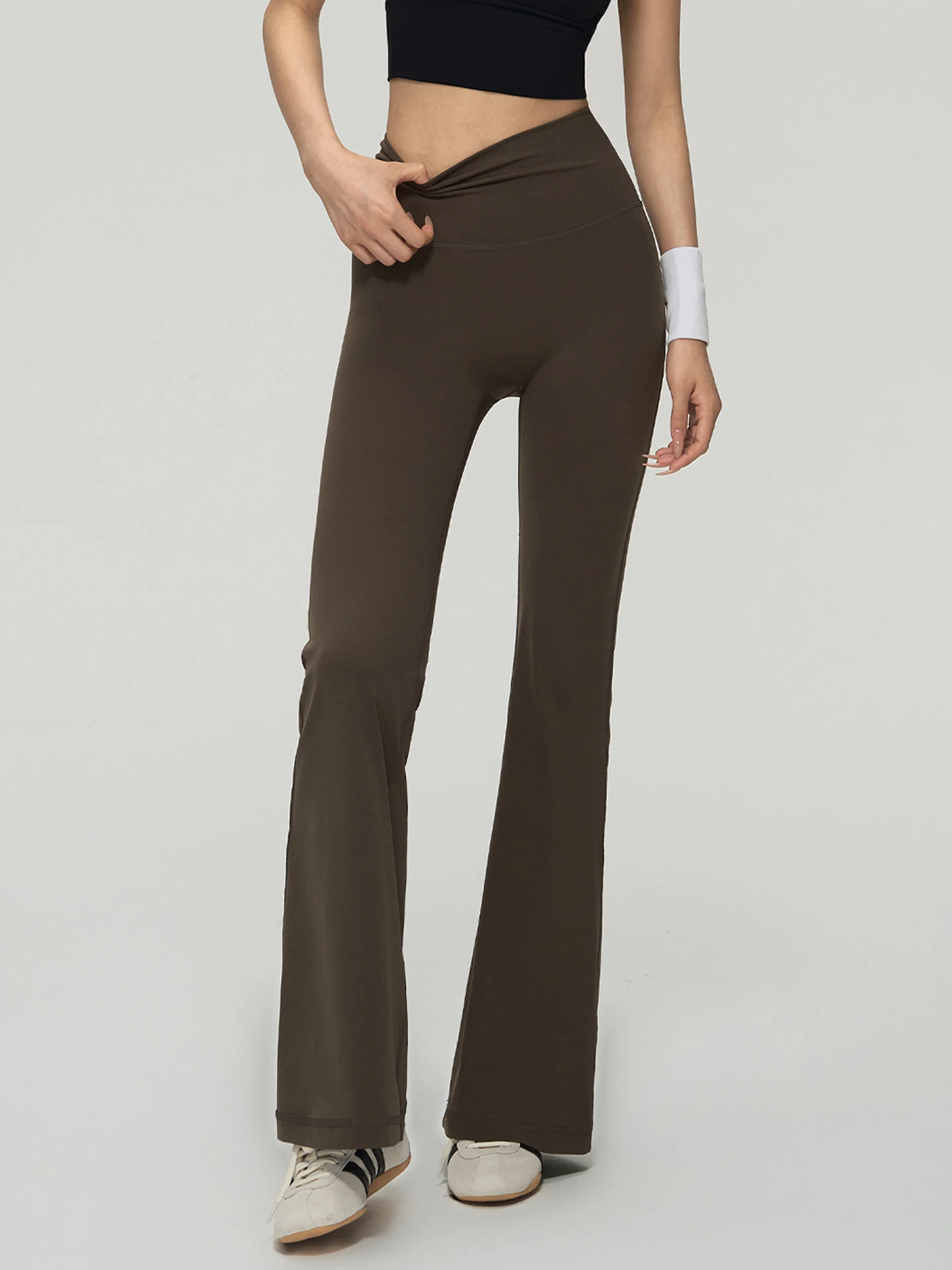 Naked High Waisted Fitness Pants Women's Waist Cinching Hip Lifting Elastic Bell Bottom Yoga Exercise Casual Outdoor Running Pan
Naked High Waisted Fitness Pants Women's Waist Cinching Hip Lifting Elastic Bell Bottom Yoga Exercise Casual Outdoor Running Pan