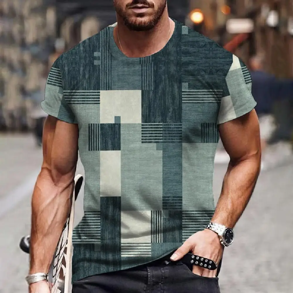 Spliced Men's T-Shirt Retro Short Sleeved Tees 2025 New Men's Clothing Plaid Pattern Printed T-Shirts Oversized European Tops
Spliced Men's T-Shirt Retro Short Sleeved Tees 2025 New Men's Clothing Plaid Pattern Printed T-Shirts Oversized European Tops
