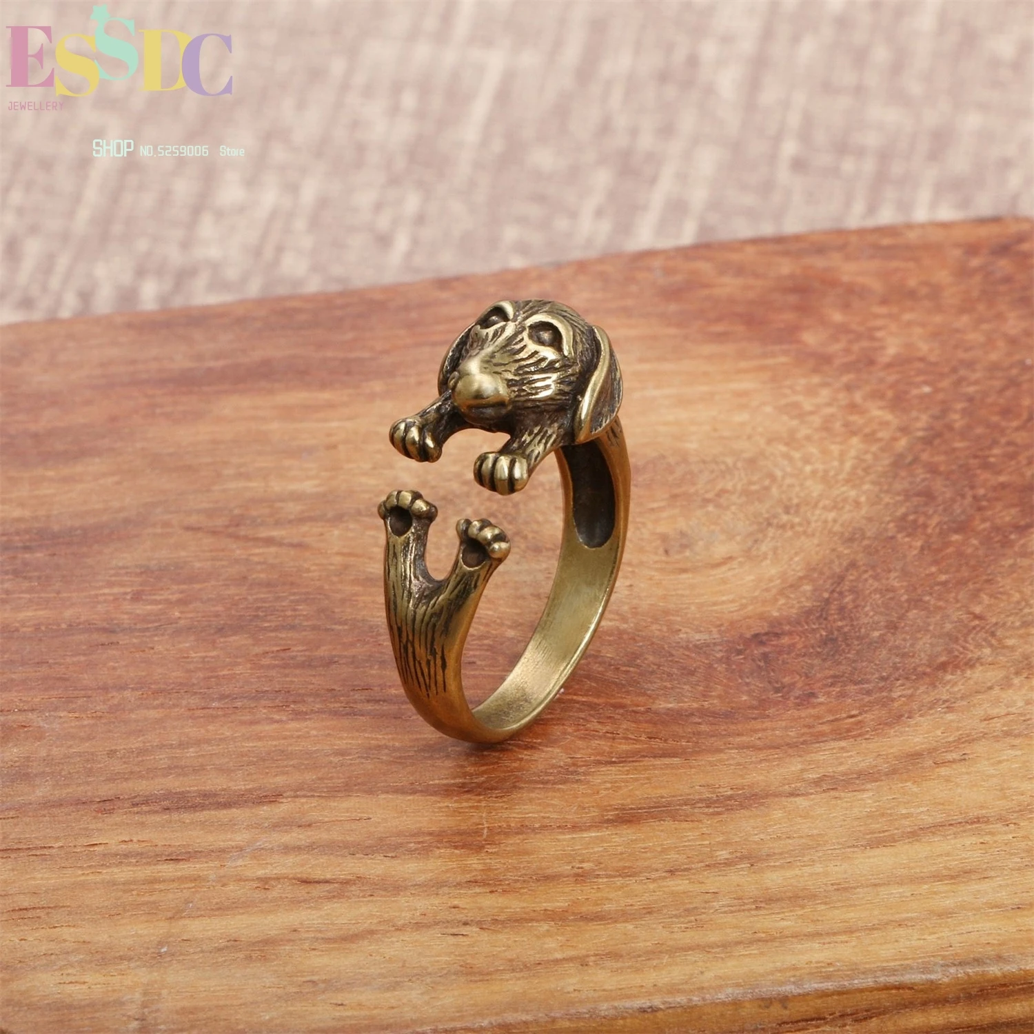 Милое кольцо для собаки таксы, винтажное латунное кольцо для обнимания пальца, регулируемое ювелирное изделие со знаком зодиака в виде животных, новый устойчивый к выцветанию подарок для любителей домашних животных
Милое кольцо для собаки таксы, винтажное латунное кольцо для обнимания пальца, регулируемое ювелирное изделие со знаком зодиака в виде животных, новый устойчивый к выцветанию подарок для любителей домашних животных