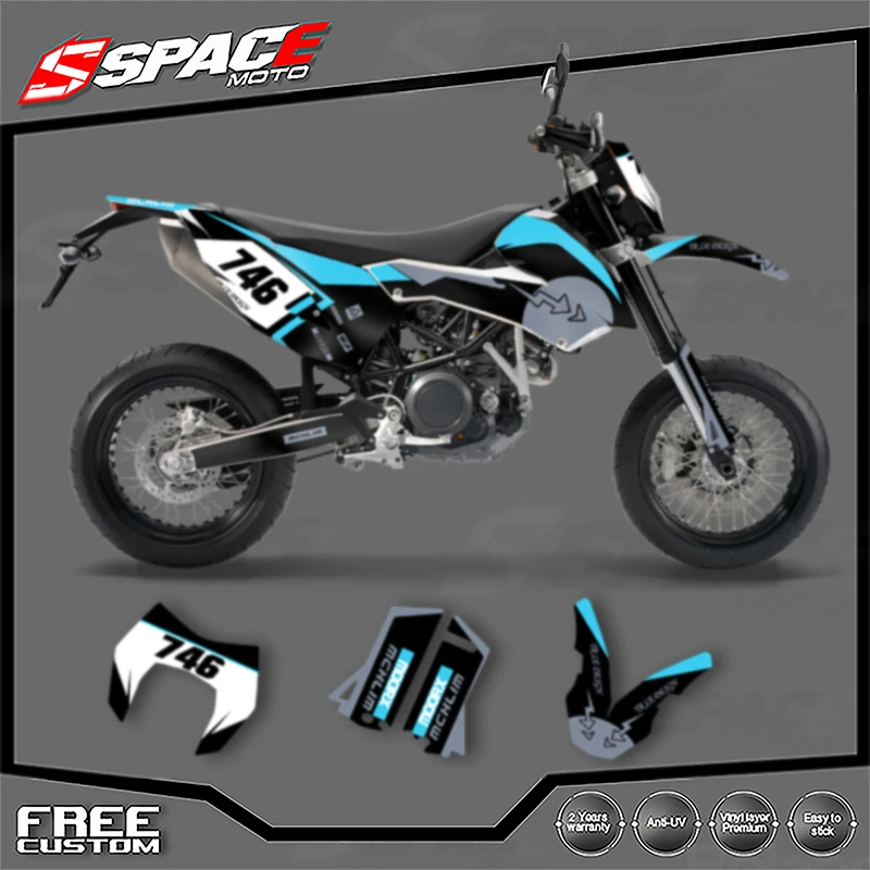SPACE Custom Motorcycle Graphics For KTM 2008 2009 2010 2011 08-11 LC4 SMC 690 Decal Stickers Kits 007
SPACE Custom Motorcycle Graphics For KTM 2008 2009 2010 2011 08-11 LC4 SMC 690 Decal Stickers Kits 007