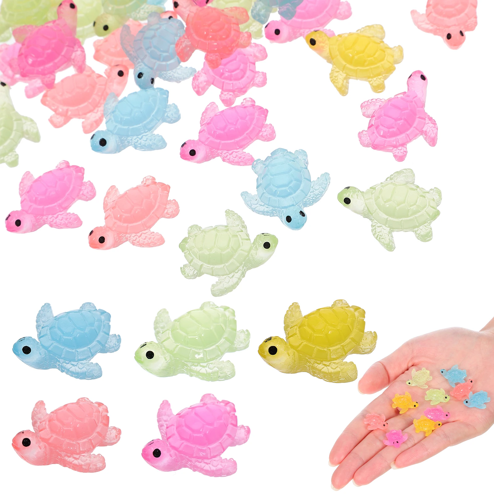 Glow-in-the-dark Turtle Toys Mini Resin Animals Night Light Decorations Tiny Sea Turtle Figurines Desk Ornaments Vibrant Colors
Glow-in-the-dark Turtle Toys Mini Resin Animals Night Light Decorations Tiny Sea Turtle Figurines Desk Ornaments Vibrant Colors