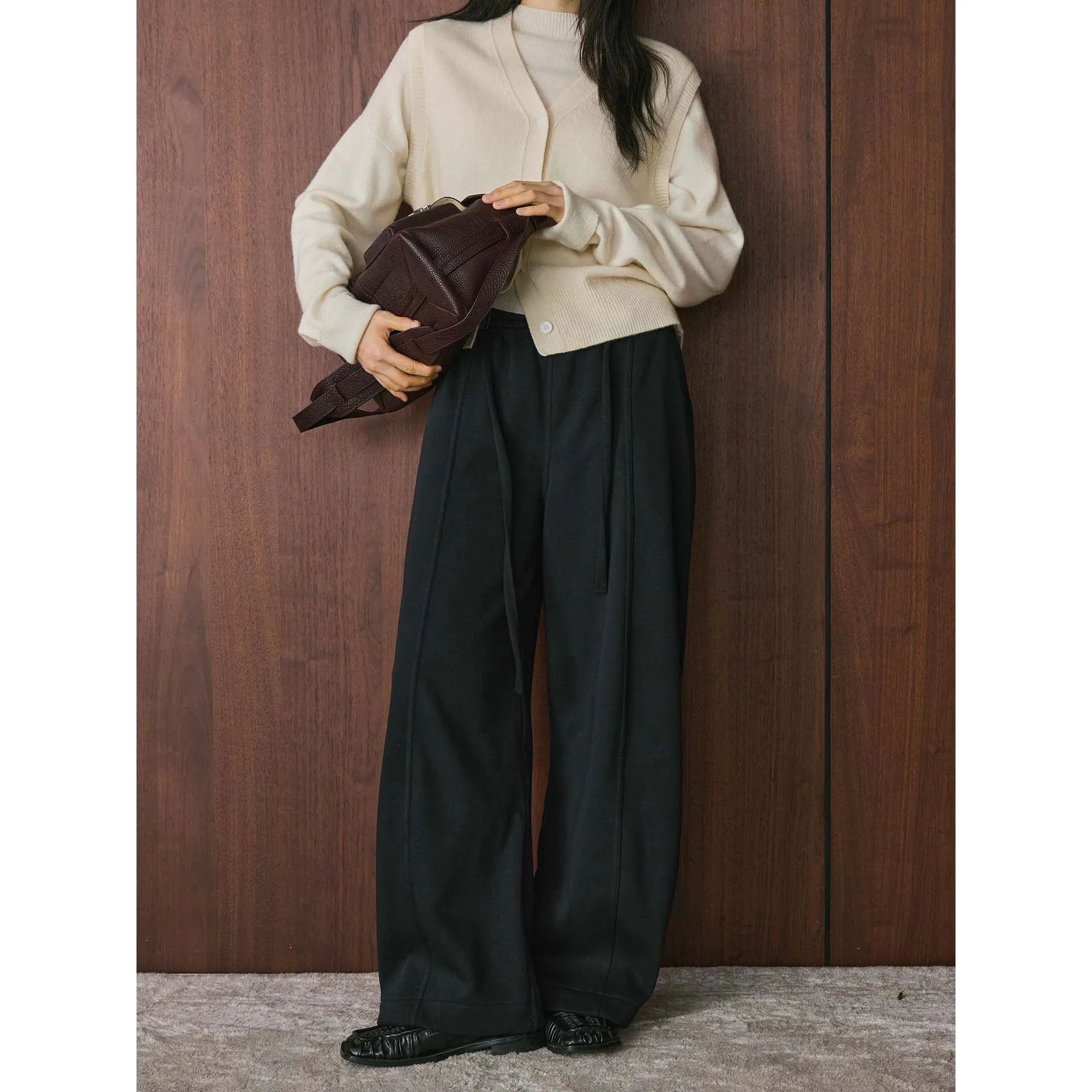 Winter Fleece Pumpkin Casual Oversized Wide-leg Draped Long Pants For Women
Winter Fleece Pumpkin Casual Oversized Wide-leg Draped Long Pants For Women