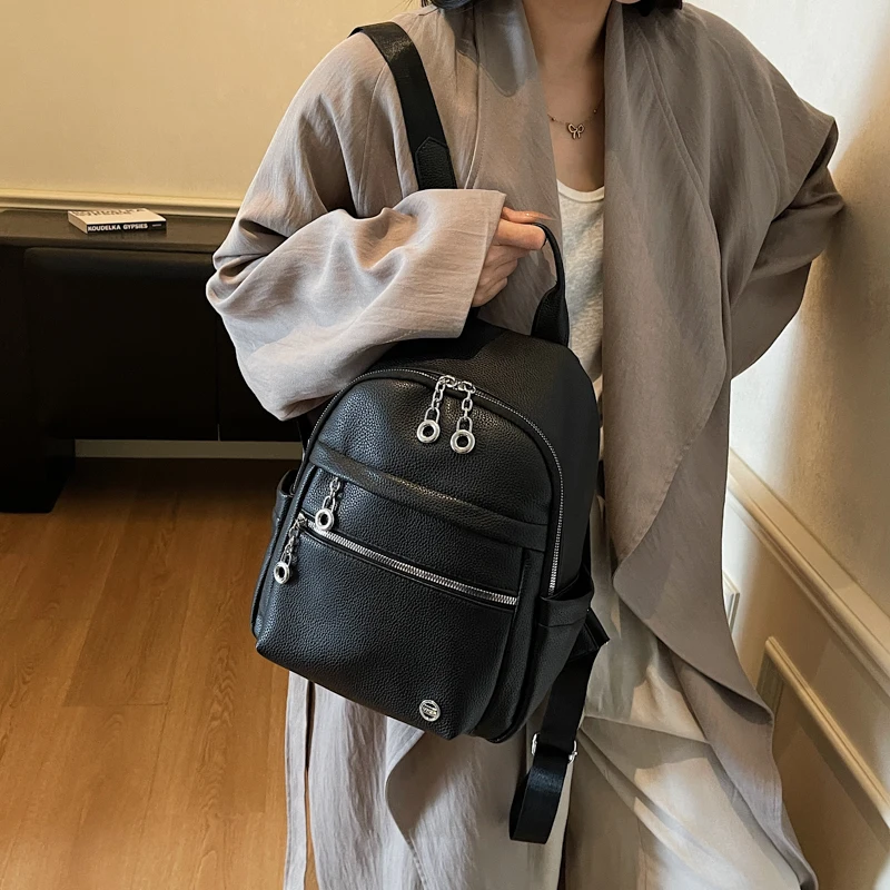 Женский рюкзак большой емкости, кошельки, кожаная женская модная сумка высокого качества, школьные сумки, дорожный рюкзак, женский рюкзак для книг
Женский рюкзак большой емкости, кошельки, кожаная женская модная сумка высокого качества, школьные сумки, дорожный рюкзак, женский рюкзак для книг