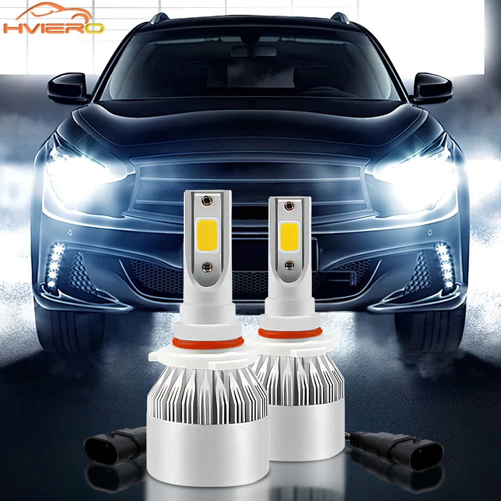 2pcs C6 Cob Led Headlight Bulb Ultra Bright 6500k H1 H3 H4 H7 9006 9007 9012 Car brake Signal Lamp Drl Fog Light HeadLamp White
2pcs C6 Cob Led Headlight Bulb Ultra Bright 6500k H1 H3 H4 H7 9006 9007 9012 Car brake Signal Lamp Drl Fog Light HeadLamp White