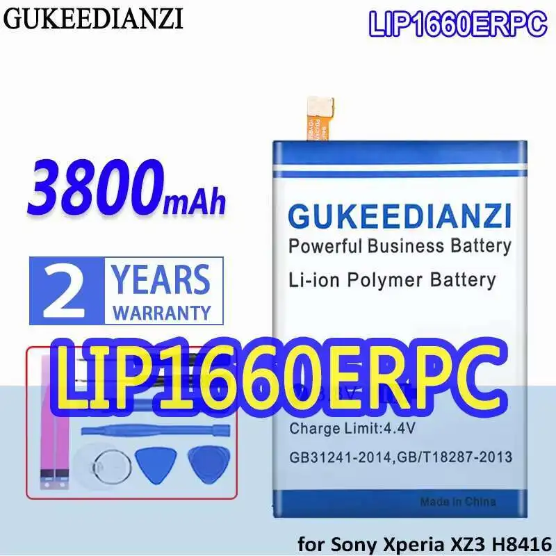 Для Sony Xperia XZ3 H8416 H9436 H9493 3800 мАч аккумулятор мобильного телефона высокой емкости LIP1660ERPC длительный срок службы
Для Sony Xperia XZ3 H8416 H9436 H9493 3800 мАч аккумулятор мобильного телефона высокой емкости LIP1660ERPC длительный срок службы