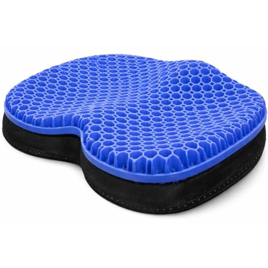 Blue Gel TPU Seat Cushion — Contoured Honeycomb Cooling Gel Cushion for Long Sitting, Prure Relief for Tailbone and Sciatica, N
Blue Gel TPU Seat Cushion — Contoured Honeycomb Cooling Gel Cushion for Long Sitting, Prure Relief for Tailbone and Sciatica, N