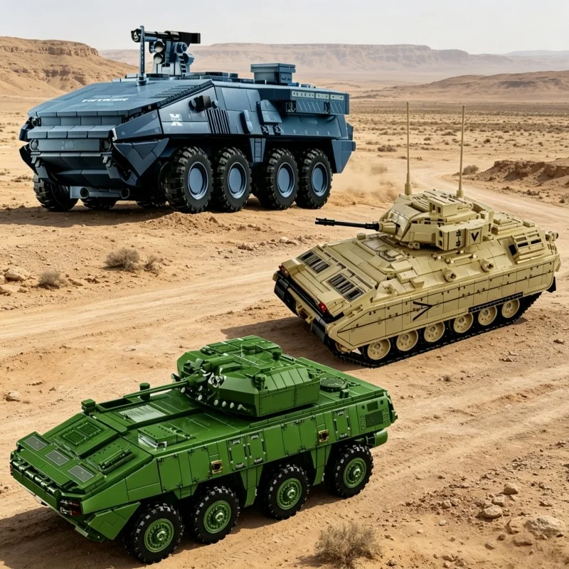 Army Heavy Tank Military Armored Vehicle Infantry Fighting Vehicle Assembled Building Block Model Children's Toys Boys Birthday Gifts
Army Heavy Tank Military Armored Vehicle Infantry Fighting Vehicle Assembled Building Block Model Children's Toys Boys Birthday Gifts