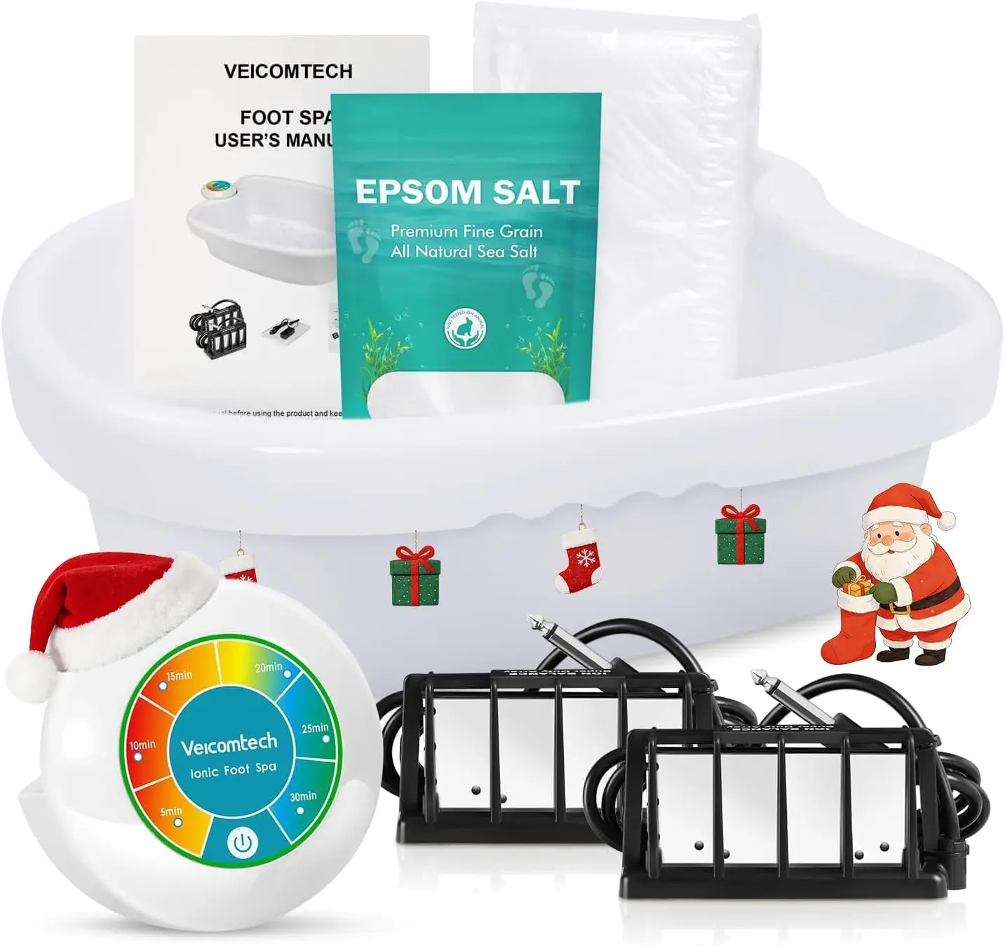 Home Ionic Foot Detox Spa Machine with 2 Arrays, Epsom Salt & Liners for Relaxation
Home Ionic Foot Detox Spa Machine with 2 Arrays, Epsom Salt & Liners for Relaxation
