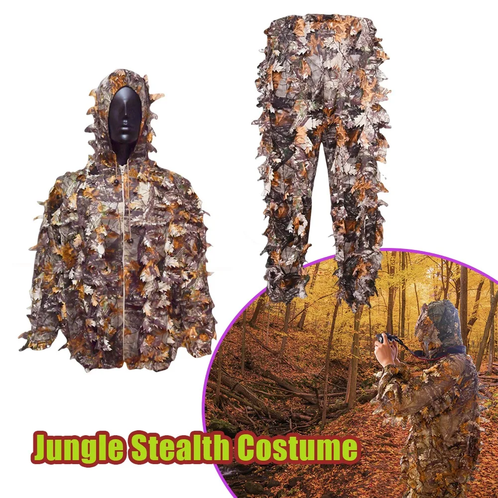 Костюм Ghillie для взрослых, камуфляжный костюм Battle Royale, джунгли, стелс-лист, трава, маскировочная одежда для уличной игры для страйкбола
Костюм Ghillie для взрослых, камуфляжный костюм Battle Royale, джунгли, стелс-лист, трава, маскировочная одежда для уличной игры для страйкбола