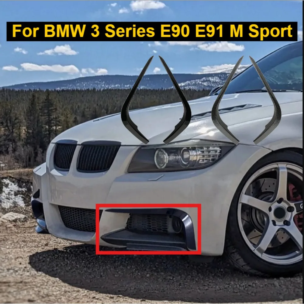 For BMW 3 Series E90 E91 320i 330i 316i 318i 335i M Sport Pre-LCI 2005-2008 Front Bumper Lip Canard Splitter Fog Lamp Cover Trim
For BMW 3 Series E90 E91 320i 330i 316i 318i 335i M Sport Pre-LCI 2005-2008 Front Bumper Lip Canard Splitter Fog Lamp Cover Trim