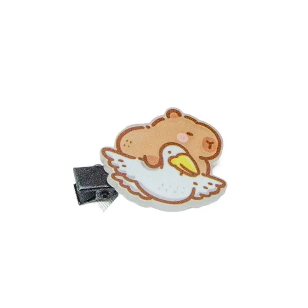 Hair Accessories Acrylic Capybara Hairpin Cute Light Cartoon Duckbill Clip Sweet Korean Style Animal Barrettes Party
Hair Accessories Acrylic Capybara Hairpin Cute Light Cartoon Duckbill Clip Sweet Korean Style Animal Barrettes Party