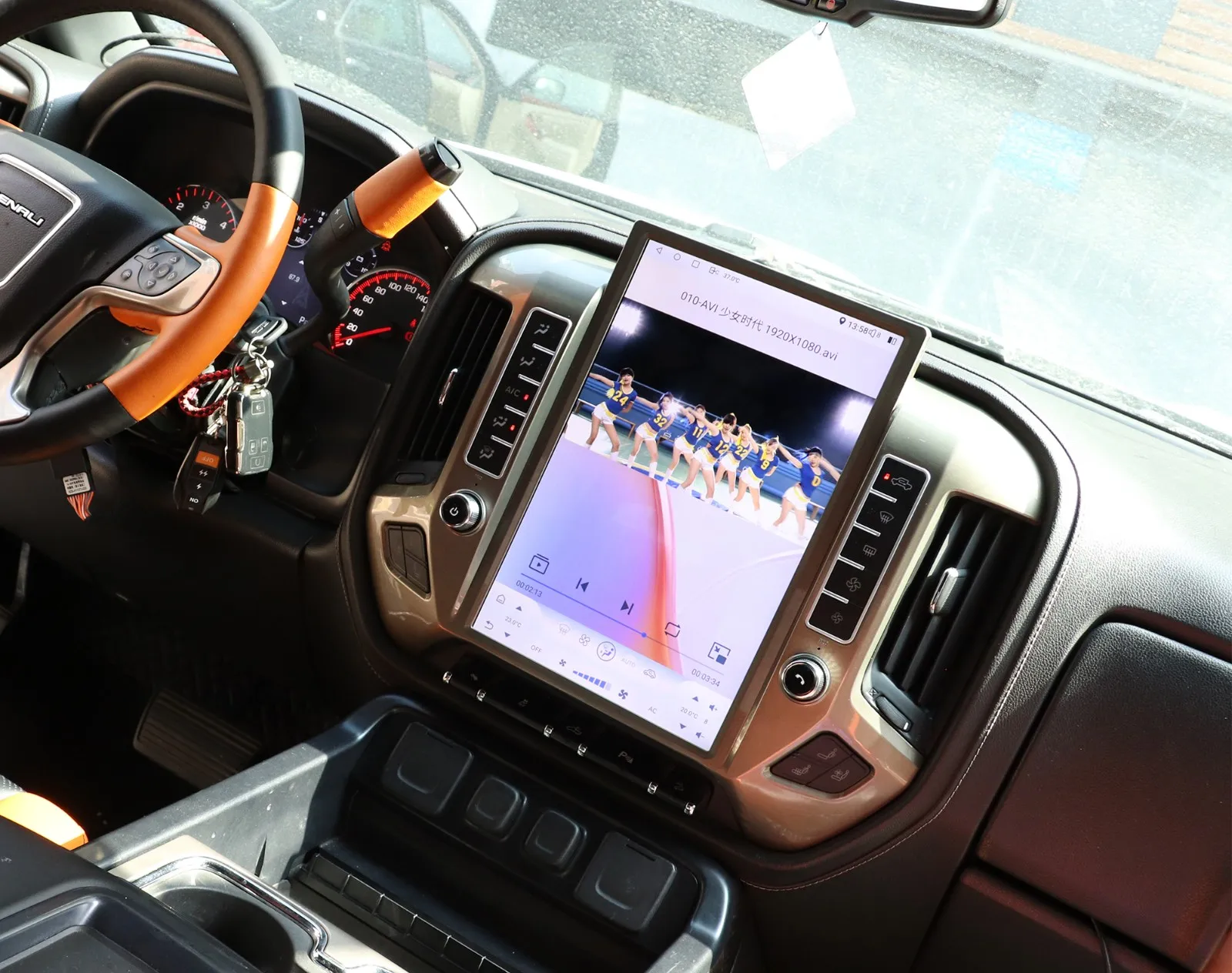 14,5-дюймовый автомобильный радиоприемник с вертикальным экраном Android для Chevrolet Silverado GMC Sierra, автоматический монитор головного устройства, обновление навигации Carplay
14,5-дюймовый автомобильный радиоприемник с вертикальным экраном Android для Chevrolet Silverado GMC Sierra, автоматический монитор головного устройства, обновление навигации Carplay