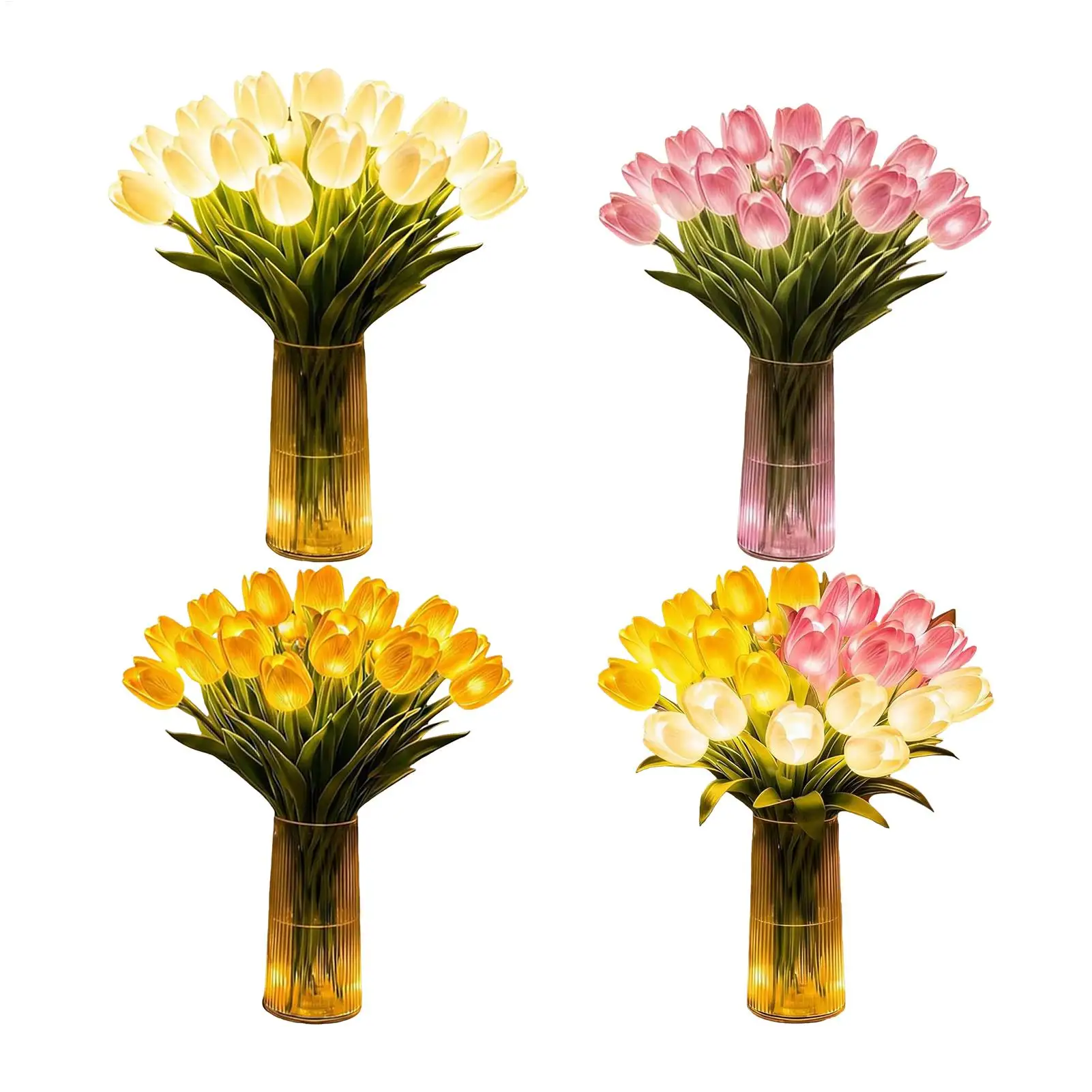 Tulips Tree Lamp 15 LED Romantic Floral Night Light Flower Table Lamp Home Decoration for Wedding Mother Day Birthday Gift
Tulips Tree Lamp 15 LED Romantic Floral Night Light Flower Table Lamp Home Decoration for Wedding Mother Day Birthday Gift