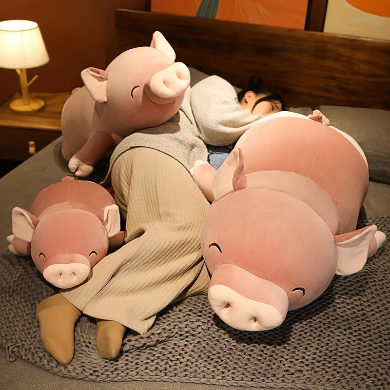 1pc 50-100CM Soft Down Cotton Cute Pig Plush Doll Stuffed Lovely Pink Piggy Doll Baby Software Pillow Gift for Girlfriend 
1pc 50-100CM Soft Down Cotton Cute Pig Plush Doll Stuffed Lovely Pink Piggy Doll Baby Software Pillow Gift for Girlfriend