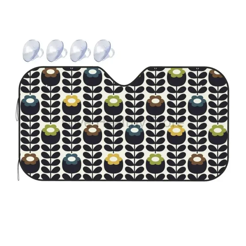 Custom Orla Kiely Pattern Windshield Sun Shade Foldable Front Windshield Sunshade Protector Blocks UV Rays Sun Visor Reflective
Custom Orla Kiely Pattern Windshield Sun Shade Foldable Front Windshield Sunshade Protector Blocks UV Rays Sun Visor Reflective