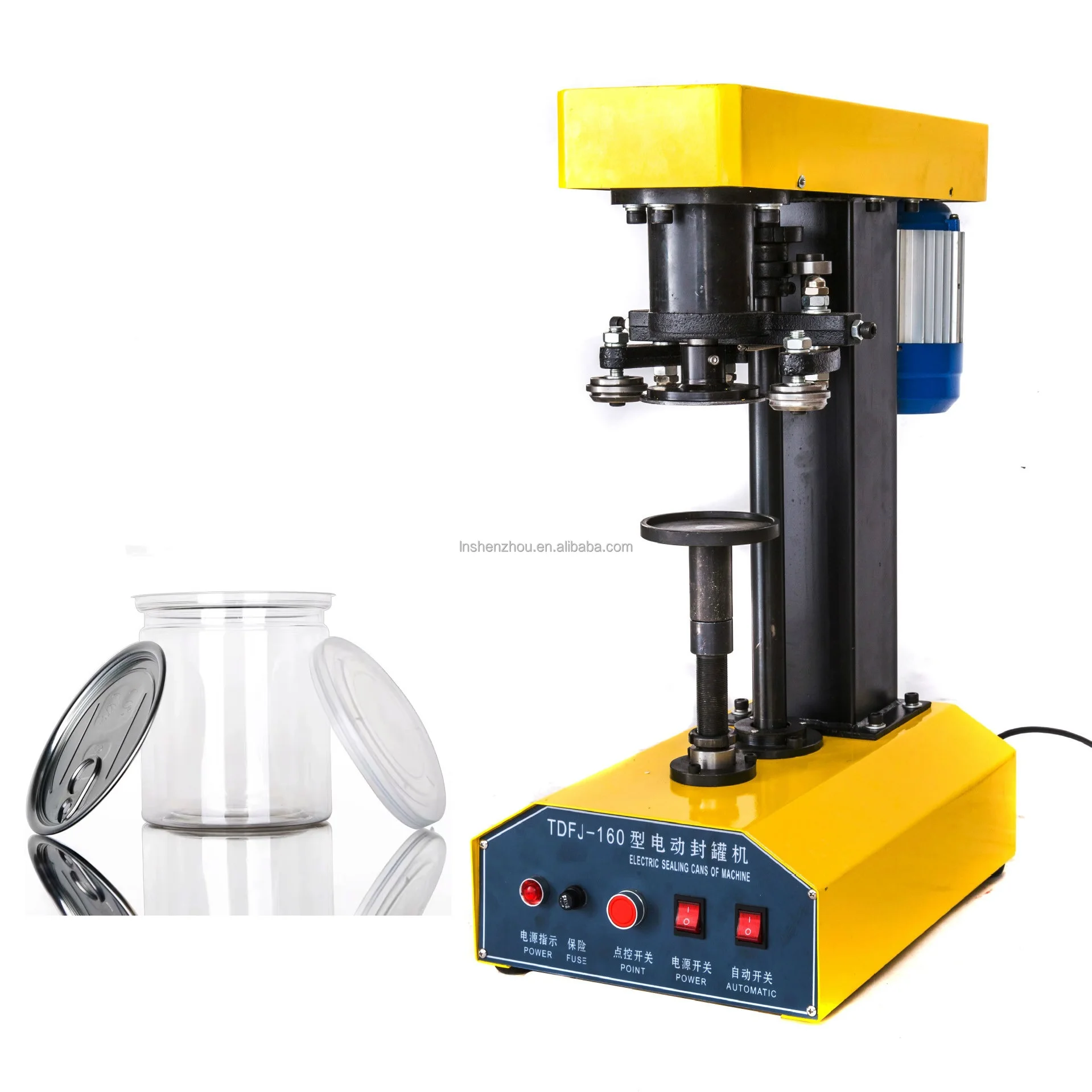 Manual Pet Metal Plastic Soda Tuna Beverage Tin Canning Can Cap Sealing Machine
Manual Pet Metal Plastic Soda Tuna Beverage Tin Canning Can Cap Sealing Machine