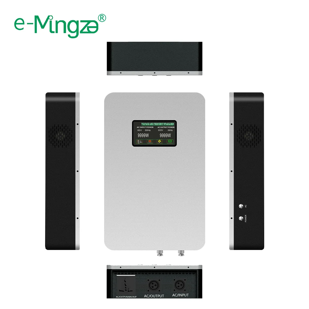 E-Mingze House Intelligence WP Series 4000/6000/8000VA Voltage & Frequency Stabilizer - Stable Power, Real-Time Display
E-Mingze House Intelligence WP Series 4000/6000/8000VA Voltage & Frequency Stabilizer - Stable Power, Real-Time Display