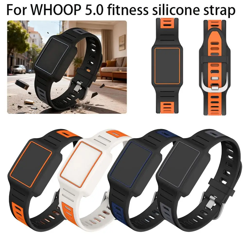 Silicone Strap For WHOOP 5.0 Fitness Tracker Waterproof Sweatproof Adjustable Band Durable Replacement Wristband For Sports
Silicone Strap For WHOOP 5.0 Fitness Tracker Waterproof Sweatproof Adjustable Band Durable Replacement Wristband For Sports