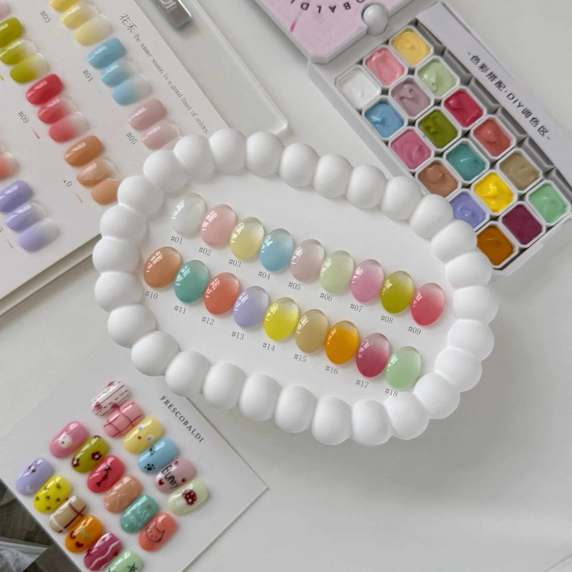 18Color Gradient Painting Gel Nail Art Gradient Color DIY Design Gel 4 In 1 Used For Gradient Nail Stamping Pattern for Manicure
18Color Gradient Painting Gel Nail Art Gradient Color DIY Design Gel 4 In 1 Used For Gradient Nail Stamping Pattern for Manicure