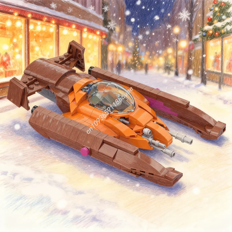 391pcs MOC Star Battle A 6 Interceptor Playscale Model Building Blocks Festival Gifts DIY Toy Architecture Creative Idea
391pcs MOC Star Battle A 6 Interceptor Playscale Model Building Blocks Festival Gifts DIY Toy Architecture Creative Idea