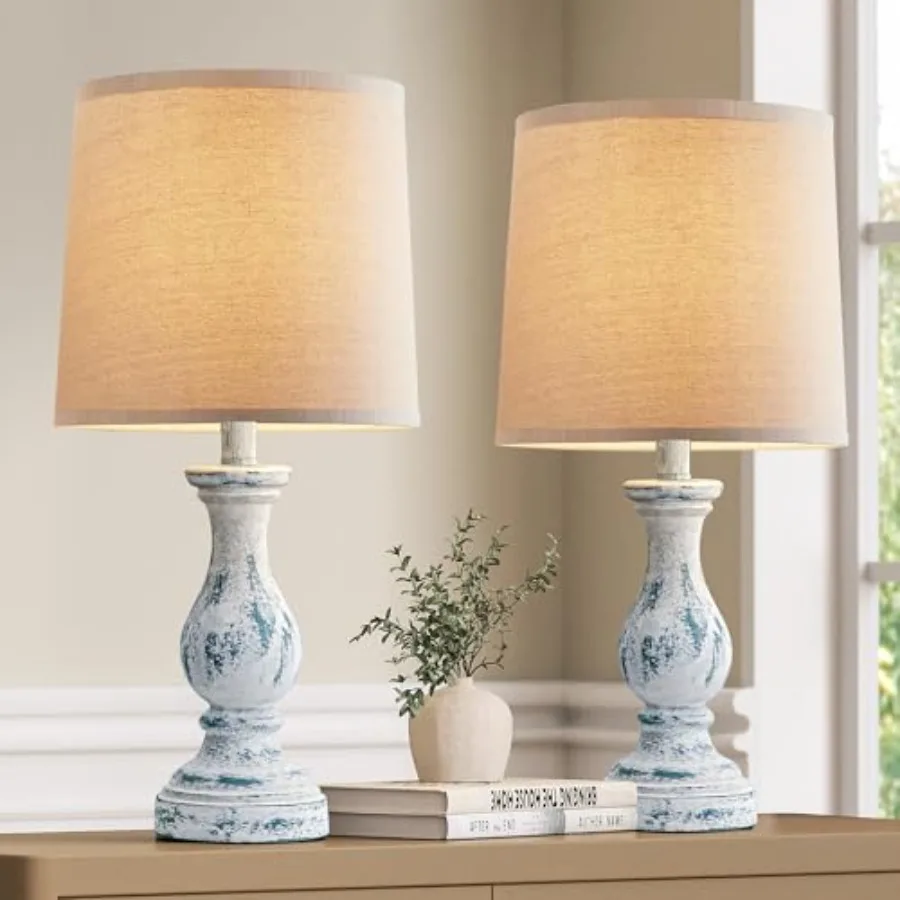 Farmhouse Table Lamps Set of 2 - Rustic Lamp for Bedroom Living Room 22" Boho Bedside Lamps for Night Stands End Table Office D
Farmhouse Table Lamps Set of 2 - Rustic Lamp for Bedroom Living Room 22" Boho Bedside Lamps for Night Stands End Table Office D