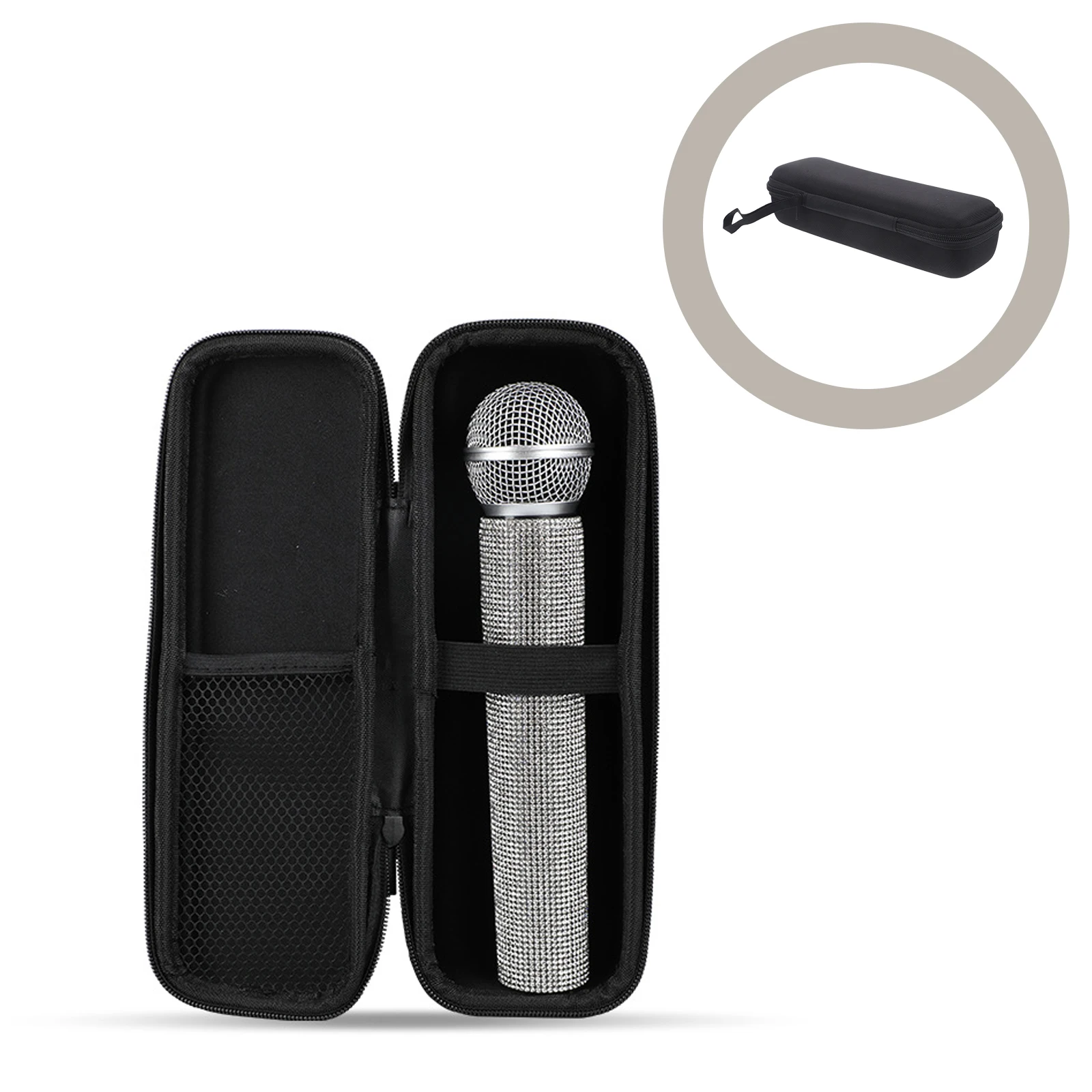 EVA Shockproof Bag Zipper for H held Mic Cable Storage Portable Travel Case Eva Microphone Bag Lightweight Practical
EVA Shockproof Bag Zipper for H held Mic Cable Storage Portable Travel Case Eva Microphone Bag Lightweight Practical