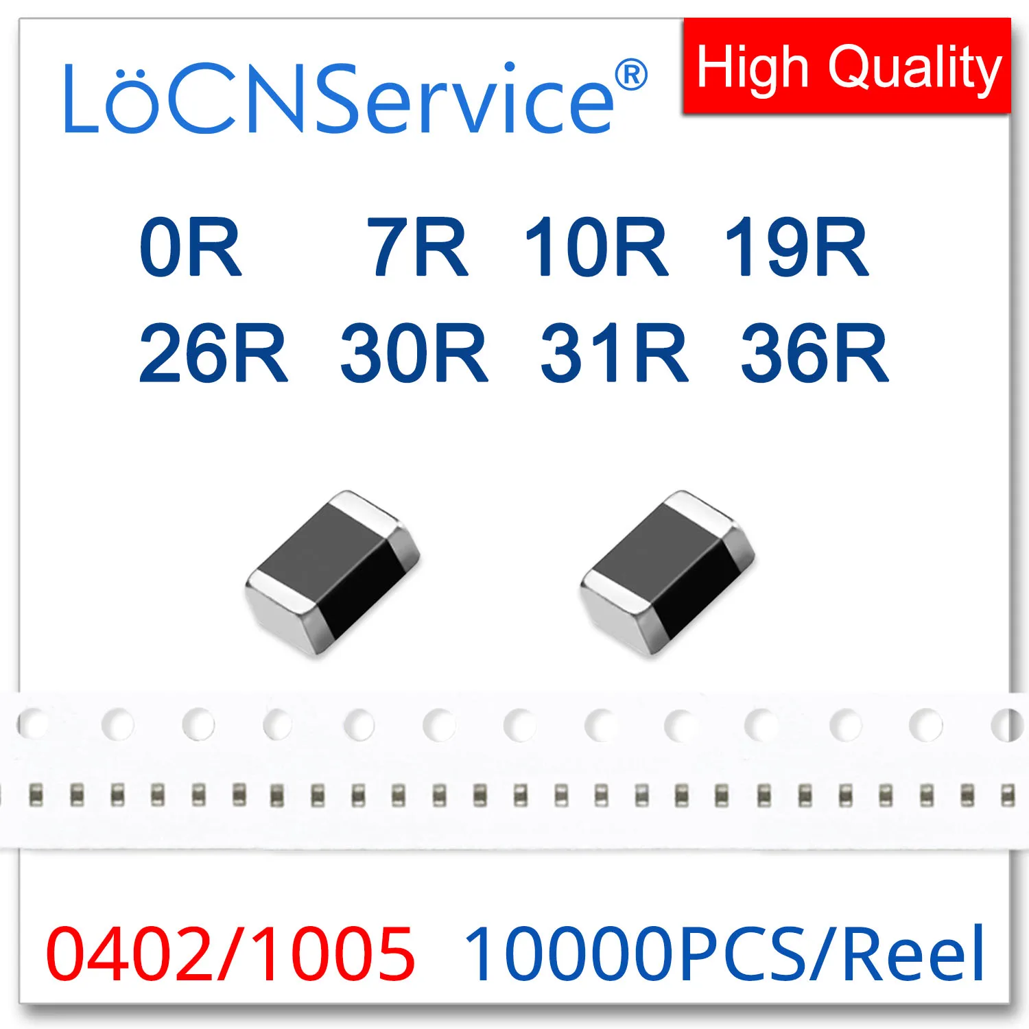 LoCNService 0402/1005 100MHZ 10000PCS Multilayer Chip Ferrite Beads 0R 7R 10R 19R 26R 30R 31R 36R 25% High quality
LoCNService 0402/1005 100MHZ 10000PCS Multilayer Chip Ferrite Beads 0R 7R 10R 19R 26R 30R 31R 36R 25% High quality