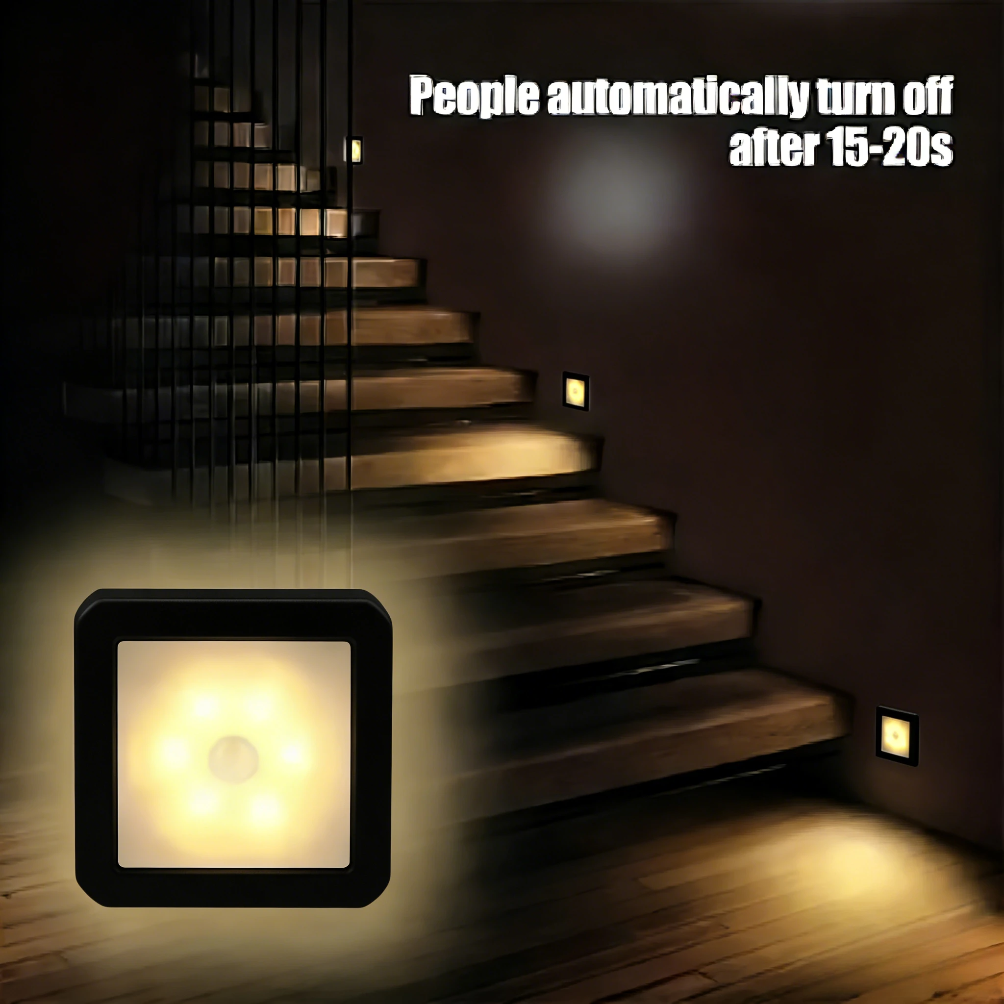 Motion Sensing Nightlight Cupboard Bedroom Corridor Light Up At Night Easy to install LED Night Light Intelligent Infrared Human
Motion Sensing Nightlight Cupboard Bedroom Corridor Light Up At Night Easy to install LED Night Light Intelligent Infrared Human