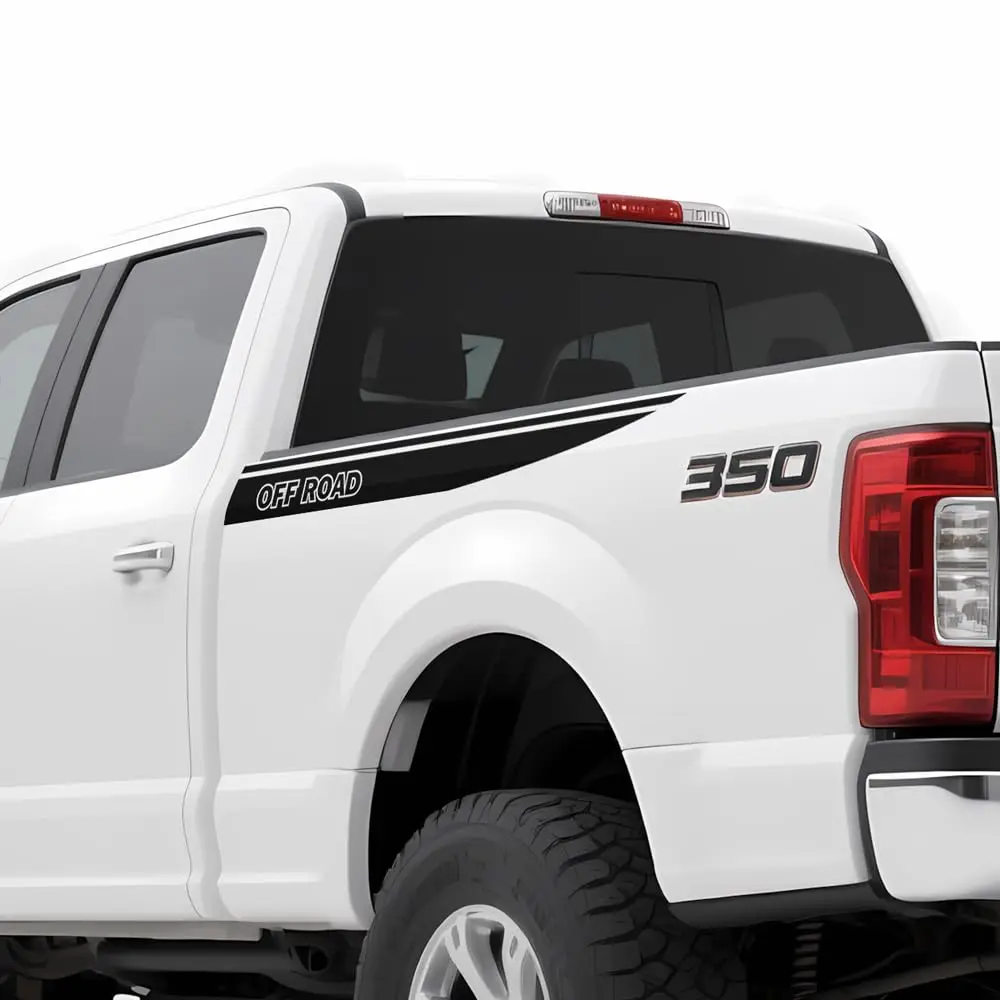 2 шт. наклейка виниловая наклейка на задний бампер боковые гоночные полосы комплект совместим с Ford F350 Super Duty Series 2023-Present
2 шт. наклейка виниловая наклейка на задний бампер боковые гоночные полосы комплект совместим с Ford F350 Super Duty Series 2023-Present