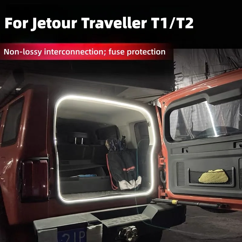 For Jetour Traveller T1/T2 trunk light modification light Atmosphere lights White warm white Rear Trunk LED Light Bar
For Jetour Traveller T1/T2 trunk light modification light Atmosphere lights White warm white Rear Trunk LED Light Bar