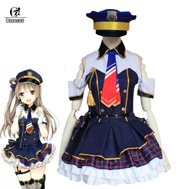 ROLECOS LoveLive! Kotori Minami Cosplay Costume Anime Love Live Lolita Minami Kotori Policewoman Costume Women Uniform Halloween
ROLECOS LoveLive! Kotori Minami Cosplay Costume Anime Love Live Lolita Minami Kotori Policewoman Costume Women Uniform Halloween