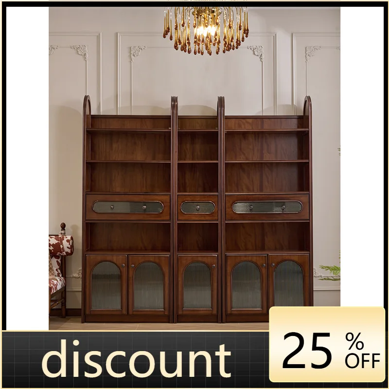 LMM antique solid wood bookcase French simple free combination bookcase storage cabinet
LMM antique solid wood bookcase French simple free combination bookcase storage cabinet