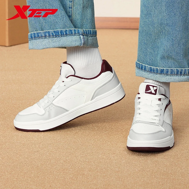 Xtep Men Low Top Skateboarding Shoes 2025 Spring Leather Fabric Comfortable Classic Retro Street Style Sneakers 875119310006
Xtep Men Low Top Skateboarding Shoes 2025 Spring Leather Fabric Comfortable Classic Retro Street Style Sneakers 875119310006