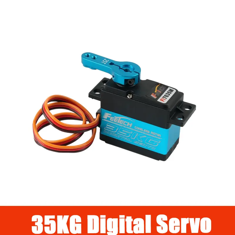 Fi7635M 35KG Digital Servo Motor 180 Degree Aluminum Metal Gear for RC Car Robot Arduino Smart Car Aircraft DIY Parts Accessorie
Fi7635M 35KG Digital Servo Motor 180 Degree Aluminum Metal Gear for RC Car Robot Arduino Smart Car Aircraft DIY Parts Accessorie