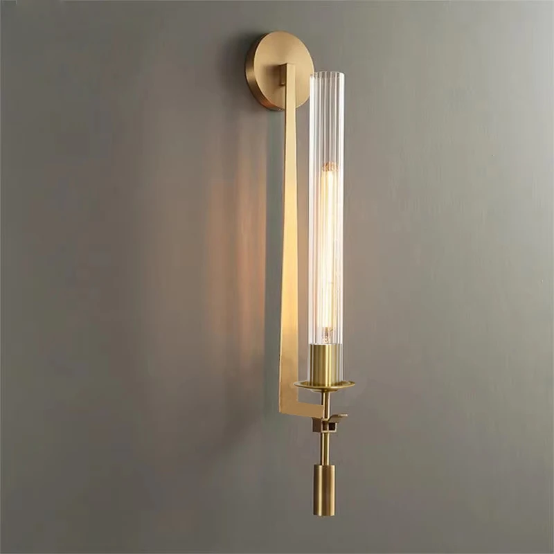 Glass tube wall lamps Modern living room study aisle hotel home decor Indoor lighting fixtures Bedside Brass wall sconce
Glass tube wall lamps Modern living room study aisle hotel home decor Indoor lighting fixtures Bedside Brass wall sconce