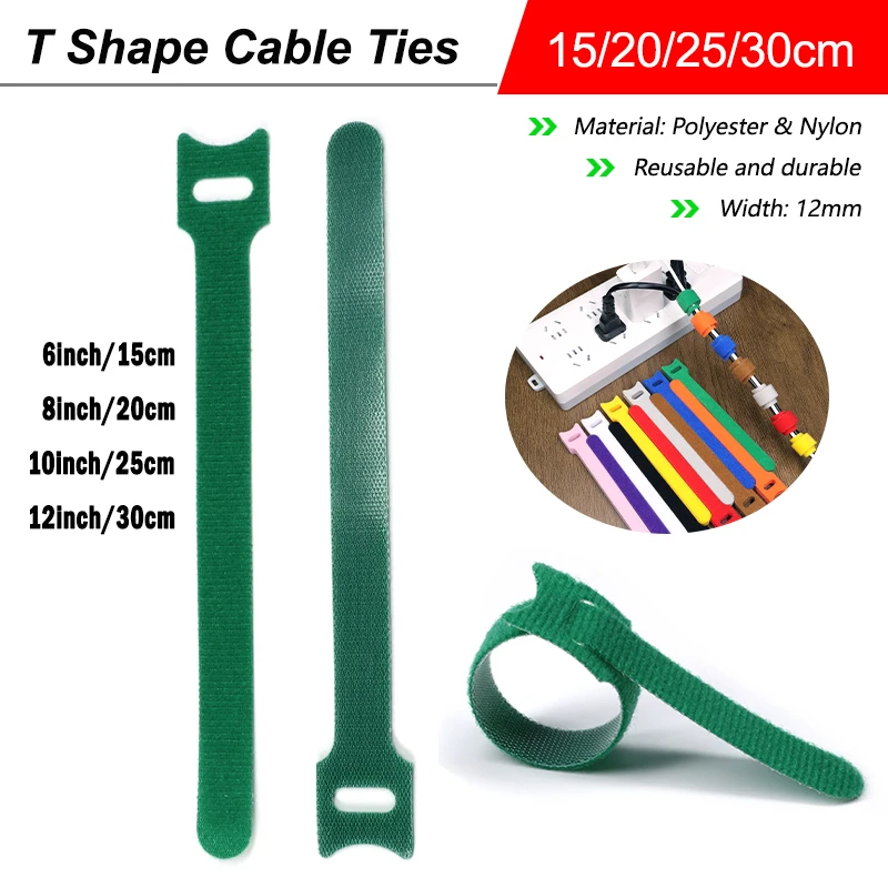Green T-Type Cable Ties 15 20 25 30cm Releasable Wire Harness Bundle Zip Tie Wrap Line Organizer Hook Look Nylon Fastener Straps
Green T-Type Cable Ties 15 20 25 30cm Releasable Wire Harness Bundle Zip Tie Wrap Line Organizer Hook Look Nylon Fastener Straps