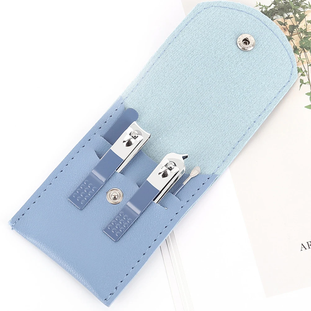 3 set Professional Manicure Set Clippers Carbon Steel File Earpicks Portable Storage Case Travel Grooming Kit For Home Care Nail 
3 set Professional Manicure Set Clippers Carbon Steel File Earpicks Portable Storage Case Travel Grooming Kit For Home Care Nail