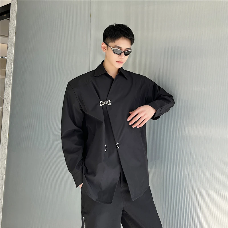 Casual Loose Metal Bule Decorative Asymmetric irt Spring Summer New Sle Trendy Individual ape Youth ular Polyester
Casual Loose Metal Bule Decorative Asymmetric irt Spring Summer New Sle Trendy Individual ape Youth ular Polyester