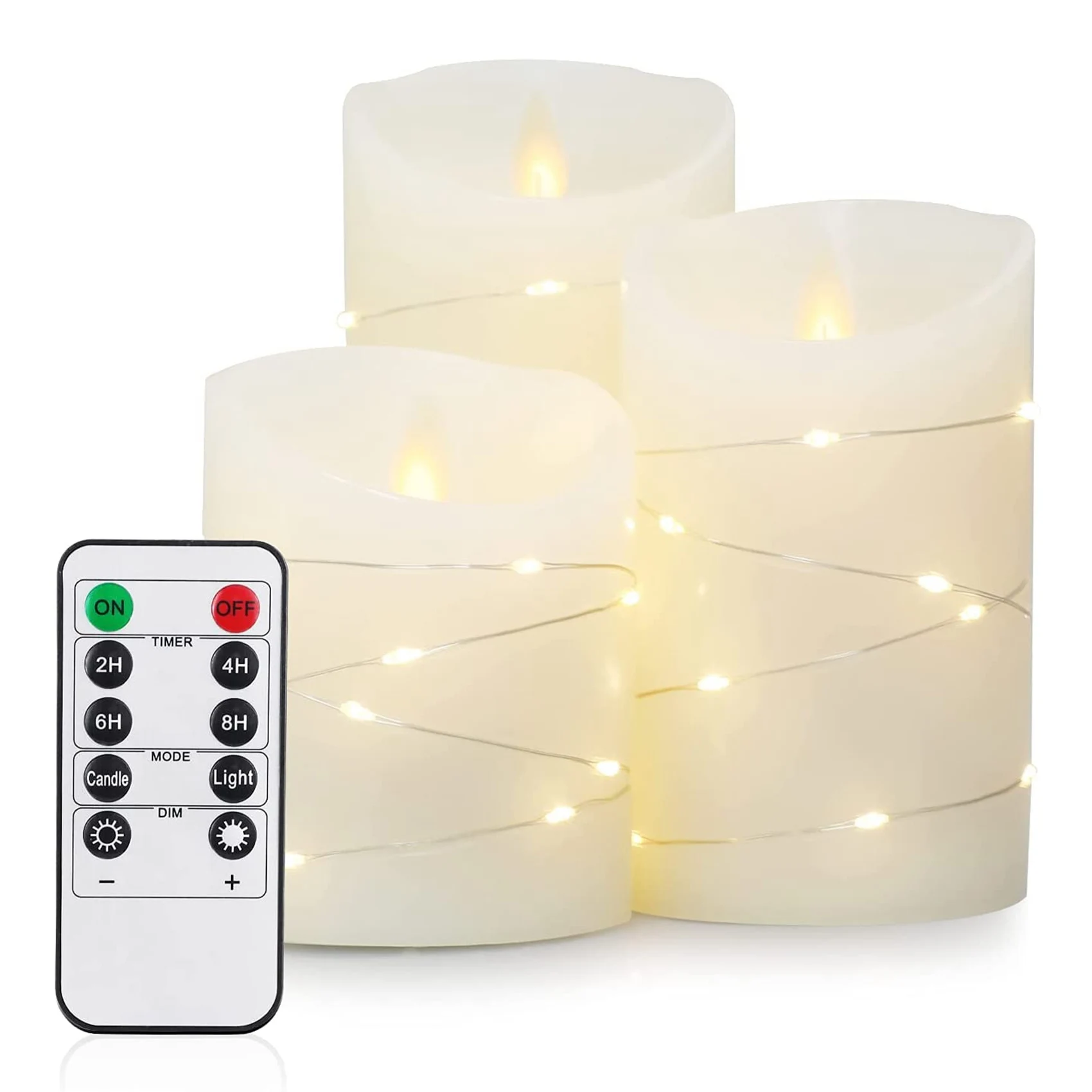 Flickering Flameless Candles, LED Battery Operated Remote Control Cycling Timer for Home, Party, Christmas Decor
Flickering Flameless Candles, LED Battery Operated Remote Control Cycling Timer for Home, Party, Christmas Decor