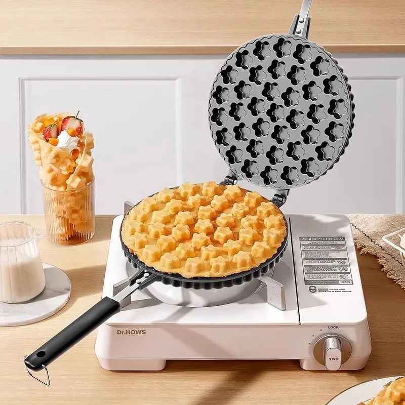 Egg Waffle Maker Nonstick Aluminum Alloy Bubble Waffler Hong Kong Iron Dessert Baking Tool Kitchen Ice Cream Cone Home Pastry
Egg Waffle Maker Nonstick Aluminum Alloy Bubble Waffler Hong Kong Iron Dessert Baking Tool Kitchen Ice Cream Cone Home Pastry