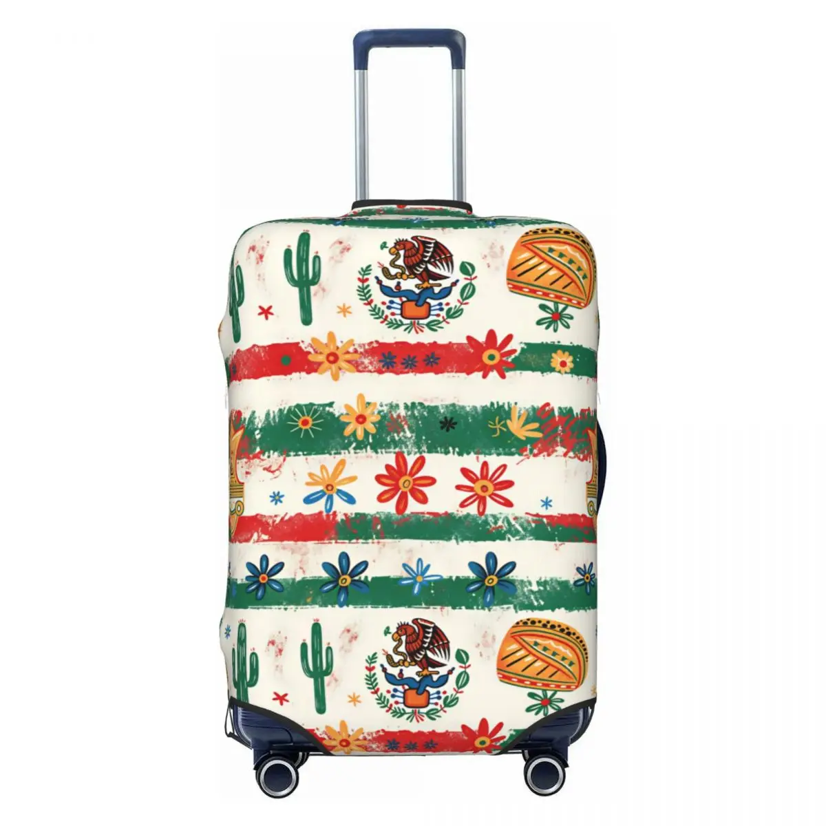 Custom Mexican Eagle & Cactus Fiesta Print Luggage Cover Funny Suitcase Protector Covers Suit For 18-32 inch
Custom Mexican Eagle & Cactus Fiesta Print Luggage Cover Funny Suitcase Protector Covers Suit For 18-32 inch