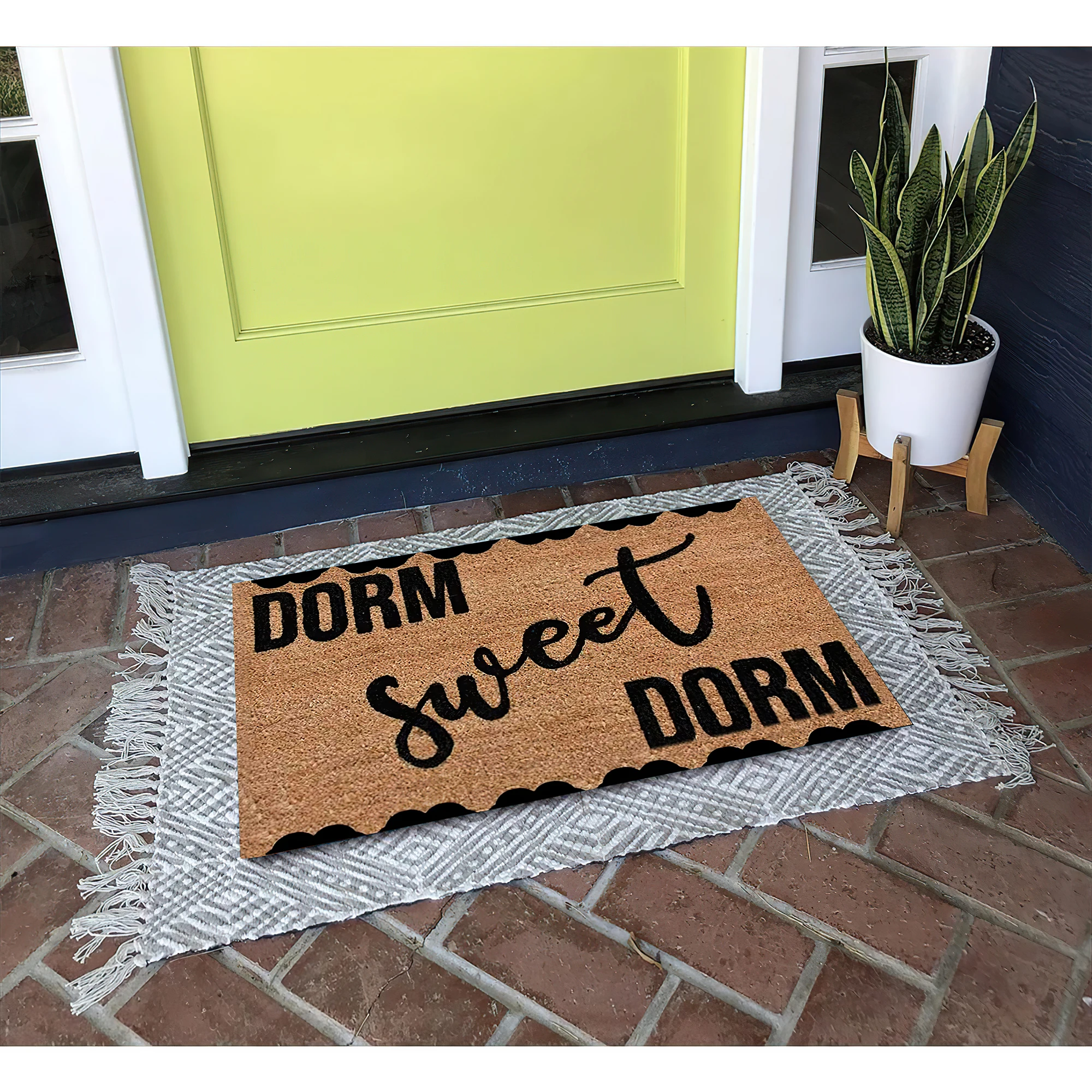 Dorm Sweet Dorm Doormat Rubber Non-Slip Funny Welcome Mats for Entryway Door Mat Indoor Outdoor Floor Foot Mat
Dorm Sweet Dorm Doormat Rubber Non-Slip Funny Welcome Mats for Entryway Door Mat Indoor Outdoor Floor Foot Mat