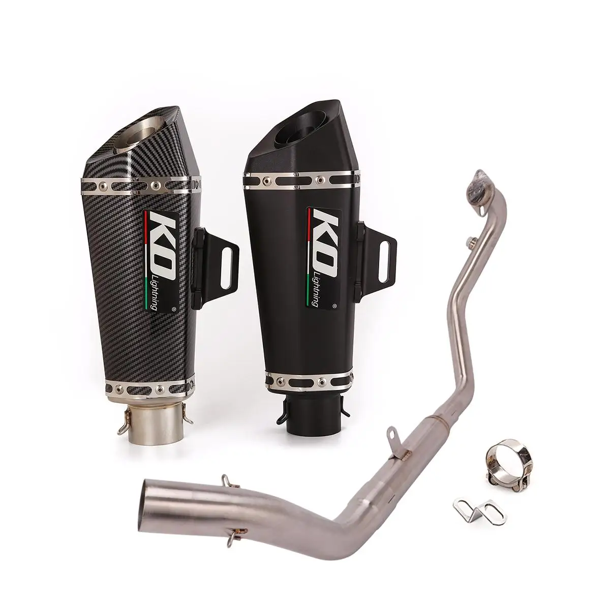 Slip On For CF Moto NK250 NK250SR NK300 300SR Motorcycle Exhaust System Front Link Pipe 51mm Muffler Rear Escape DB Killer
Slip On For CF Moto NK250 NK250SR NK300 300SR Motorcycle Exhaust System Front Link Pipe 51mm Muffler Rear Escape DB Killer